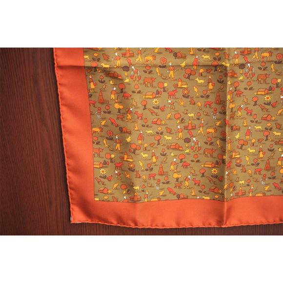 Hermes Petit Carre 40 Scarf #76132H10B - Picture 5 of 15